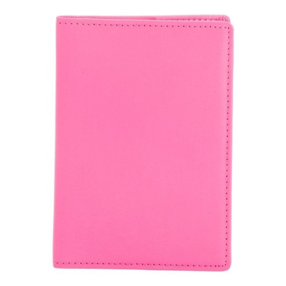 ROYCE LEATHER Leather Passport Case Pink | O/S